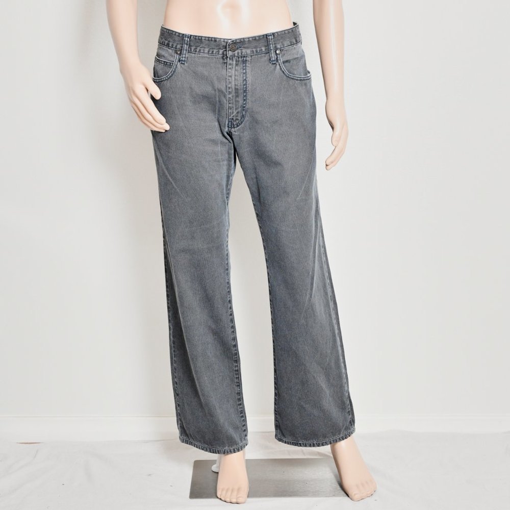 Men's Giorgio Armani Pants, Grey, 38x32,